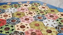 Load image into Gallery viewer, Custom Heirloom Catan-style Hardwood Game Board